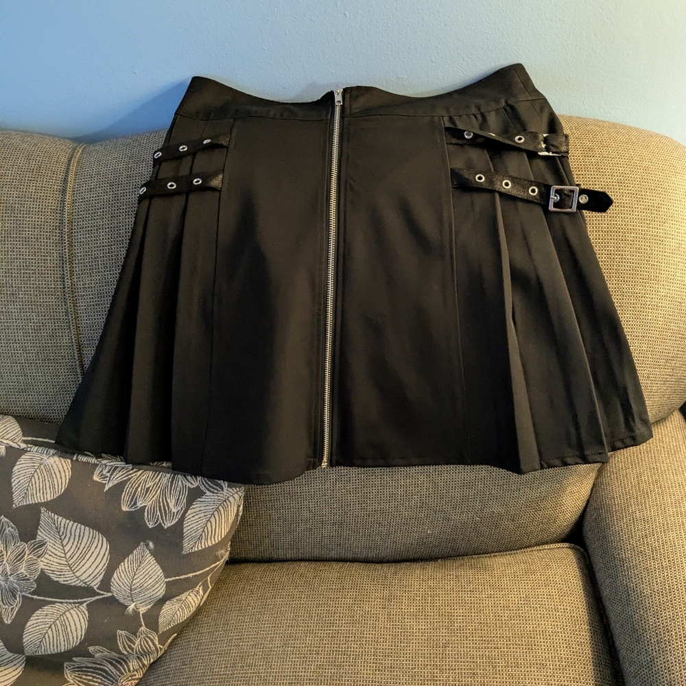 Killstar XL Pleated Skirt